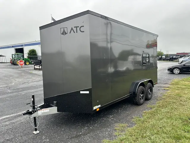 ATC 8.5 x 24 Aluminum Two Car Hauler – Stacker Trailer