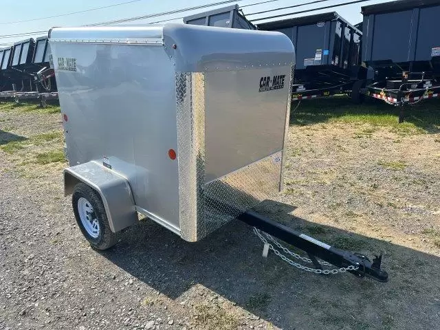 Car Mate 4 x 6 Enclosed Cargo Trailer Single Rear Door