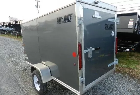 Car Mate 4 x 8.5 Enclosed Cargo Trailer Screwless - Image 3